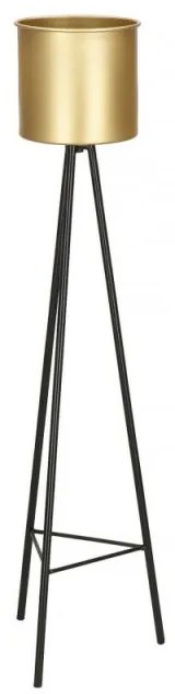 SPRINGOS Kvetináč so stojanom 73 cm, zlatý SPRINGOS VIKKY