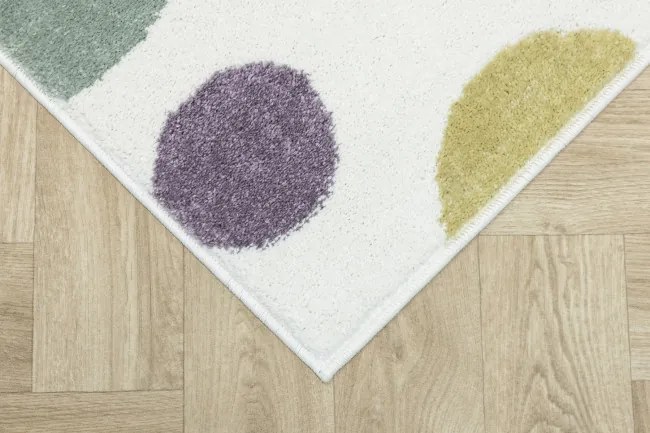 Detský koberec LIMA M042A krémový / ružový