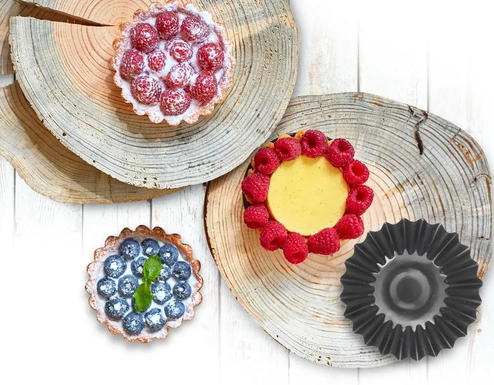 Kovové formy na pečenie tartaletky v súprave 6 ks ø 7 cm – Orion