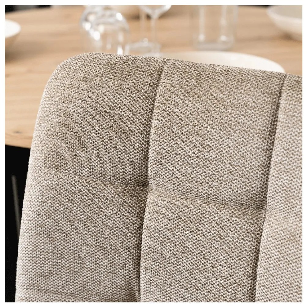 PROXIMA.store - Čalúnená jedálenska stolička PERU FARBA: béžová, MATERIÁL: klasik