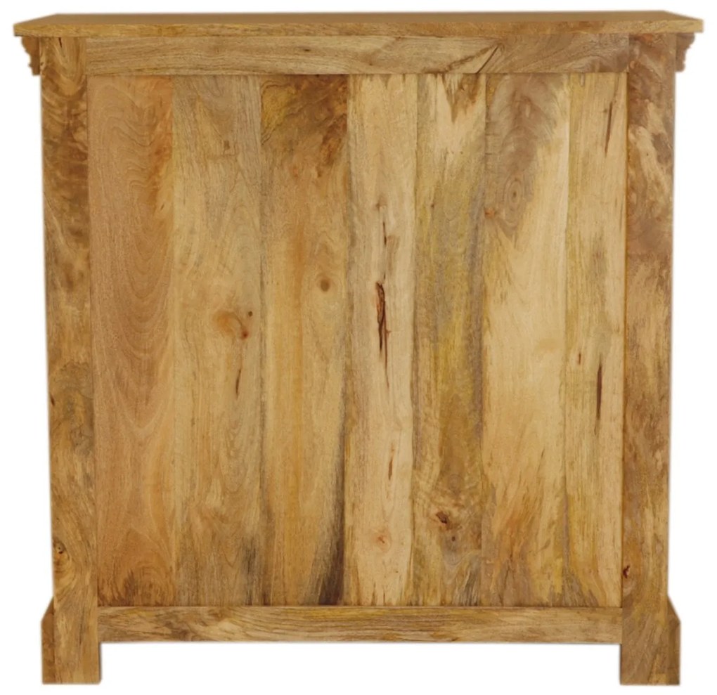 furniture-nabytek.cz - Komoda zo zásuvkami z masívneho dreva mango 90x90x45