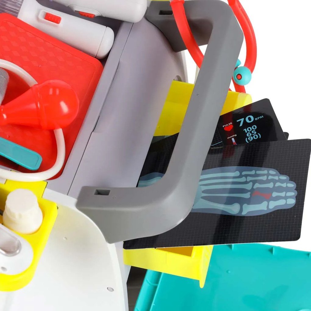 KIK Interaktívna lekárska stanica pre deti - vzdelávacia hračka súprava 34 dielov