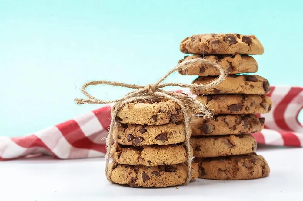 Fototapeta cookies sušienky s kúskami čokolády