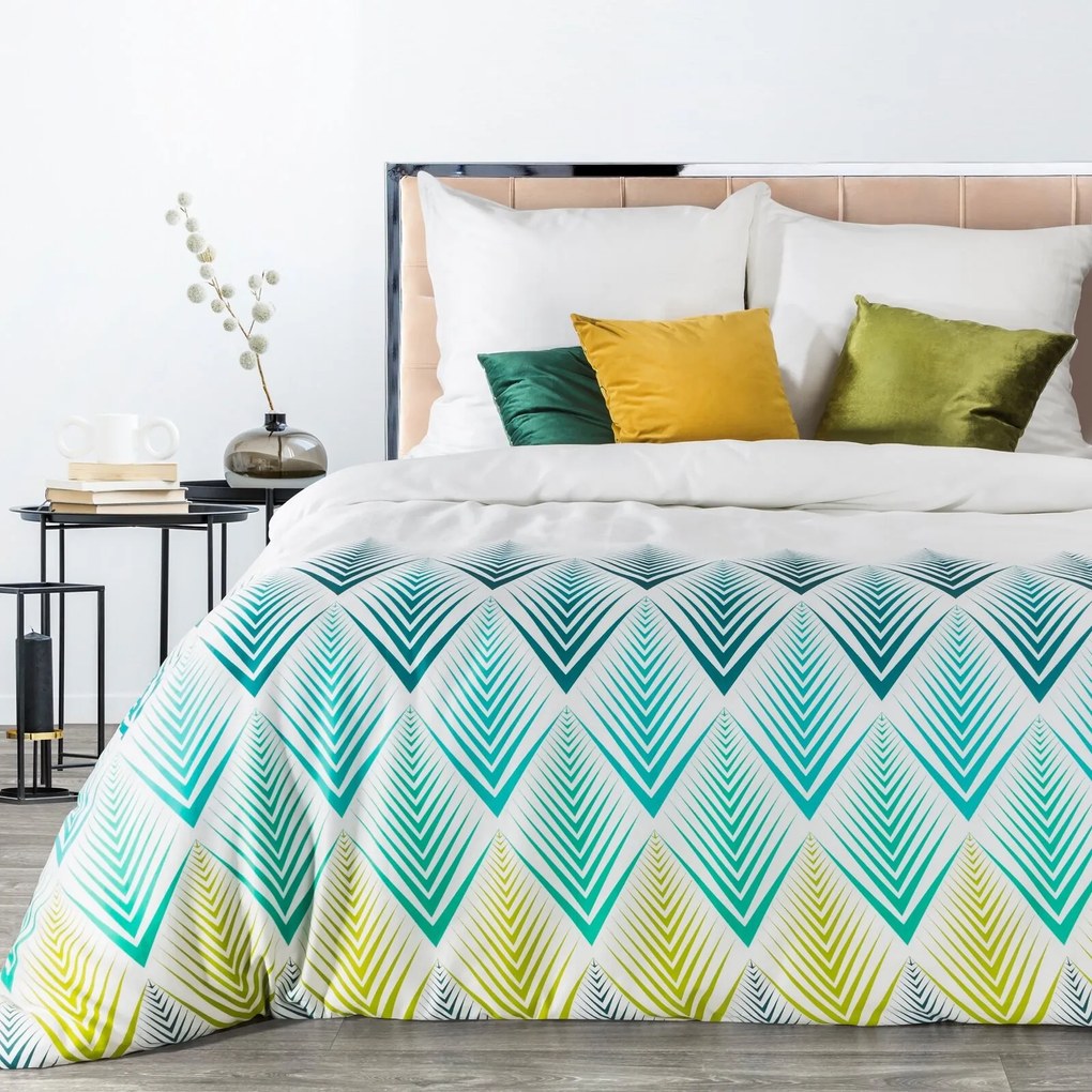 SATÉNOVÉ OBLIEČKY SHELLY 160X200 CM, 2 KS 70X80 CM VZOROVANÉ