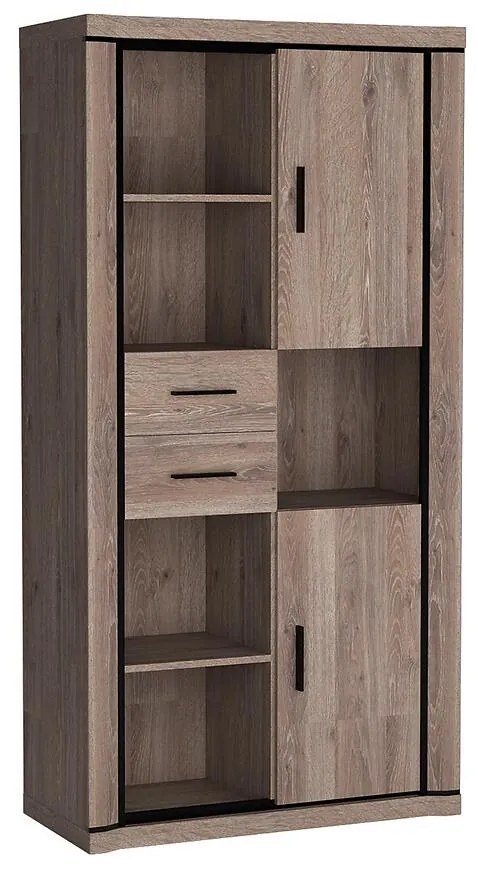 Regál Dallas D23 hľuzový dub