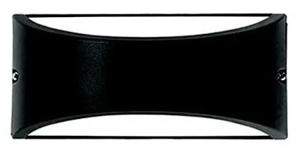 Vonkajšie nástenné svietidlo 1xE27/10W/230V IP54 čierna