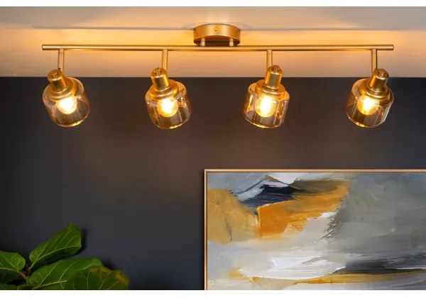 Lucide 77979/04/02 - Bodové svietidlo BJORN 4xE14/40W/230V zlatá