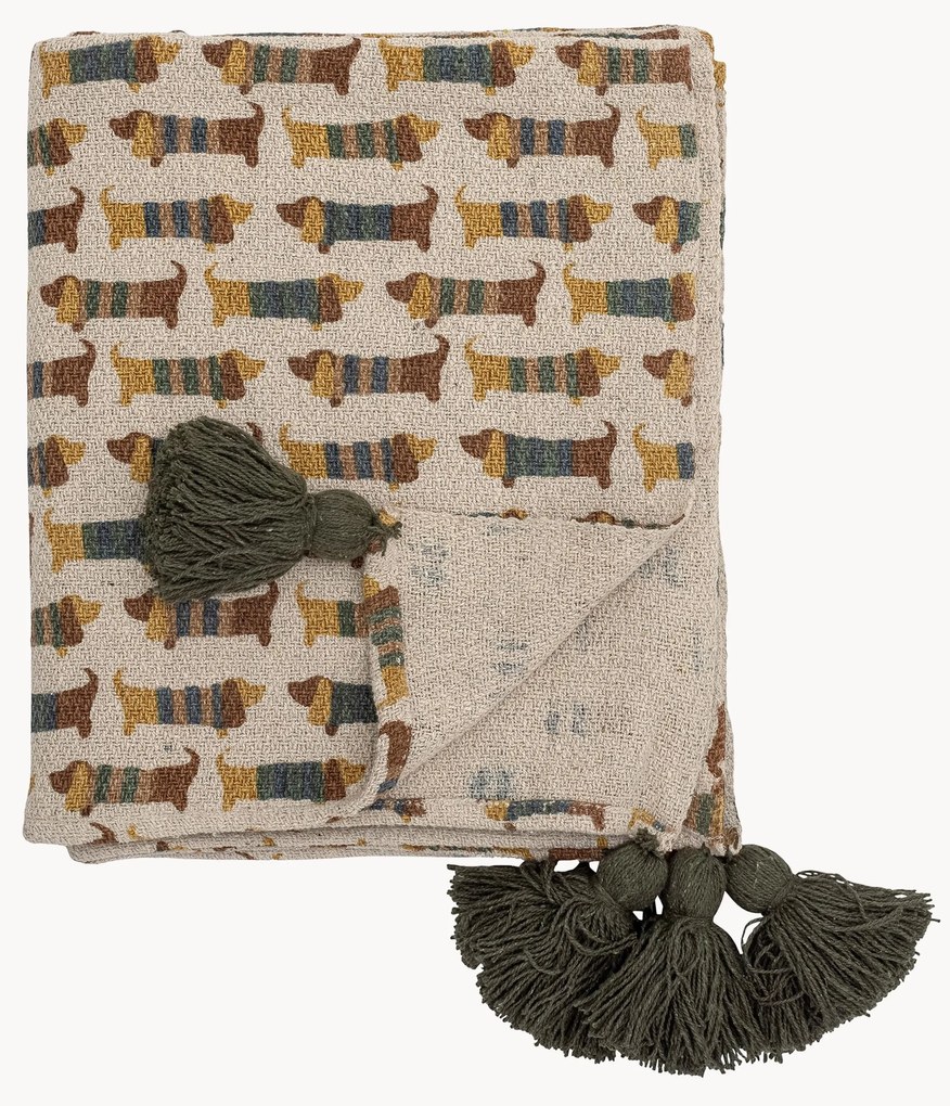 Pléd so strapcami Charlie