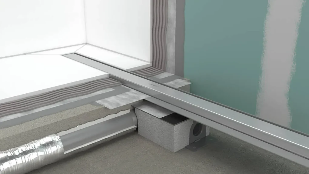 Hansgrohe uBox universal, úplná sada pre štandardnú inštaláciu - 1200 pre vrchné sady sprchových žľabov, HAN-56027180