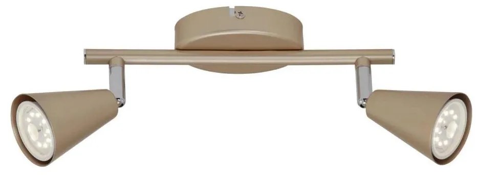 Briloner 2849-027 - LED Bodové svietidlo GOLD BASIC 2xGU10/5W/230V