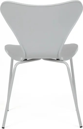 Jedálenská stolička sivá CT-X7034 GREY