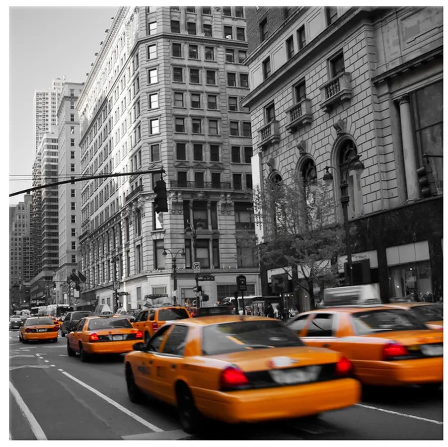 Gario Obraz na plátne Manhattan Taxi Rozmery: 20 x 30 cm