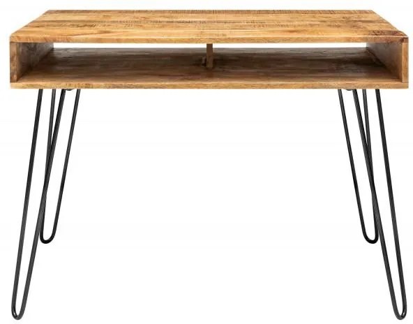 Dizajnový písací stôl Felix 100 cm, mango
