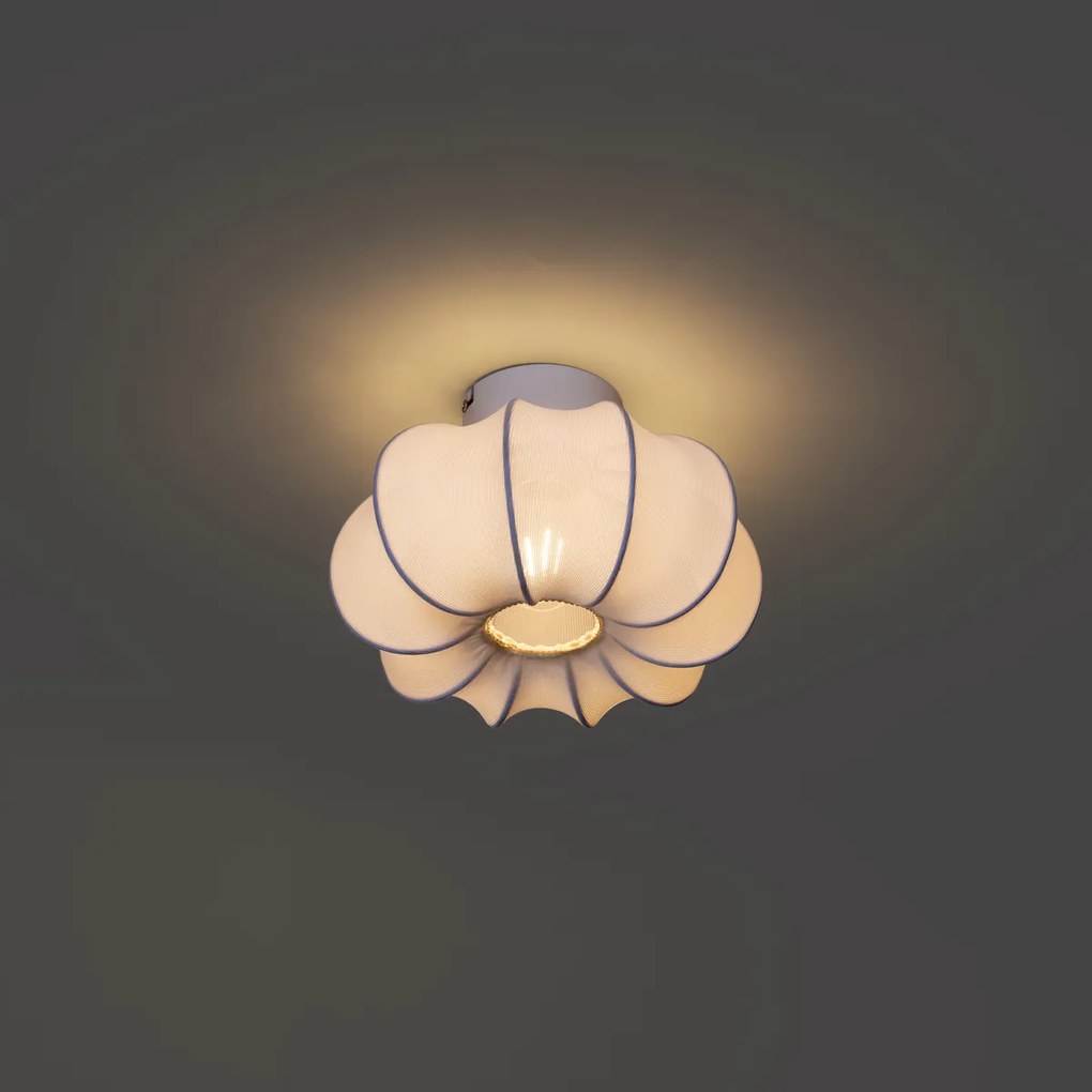 Stropná Lampa Japandi Biela 27cm - Plu Asyesha