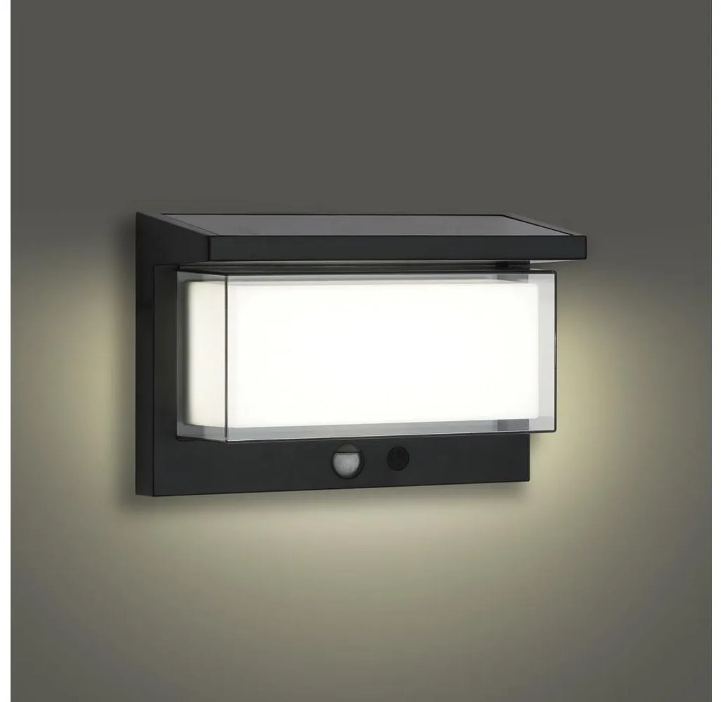Brilagi - LED solárne svietidlo so senzorom SUN LUME LED/10W/3,7V 4000mAh IP44 BG2077