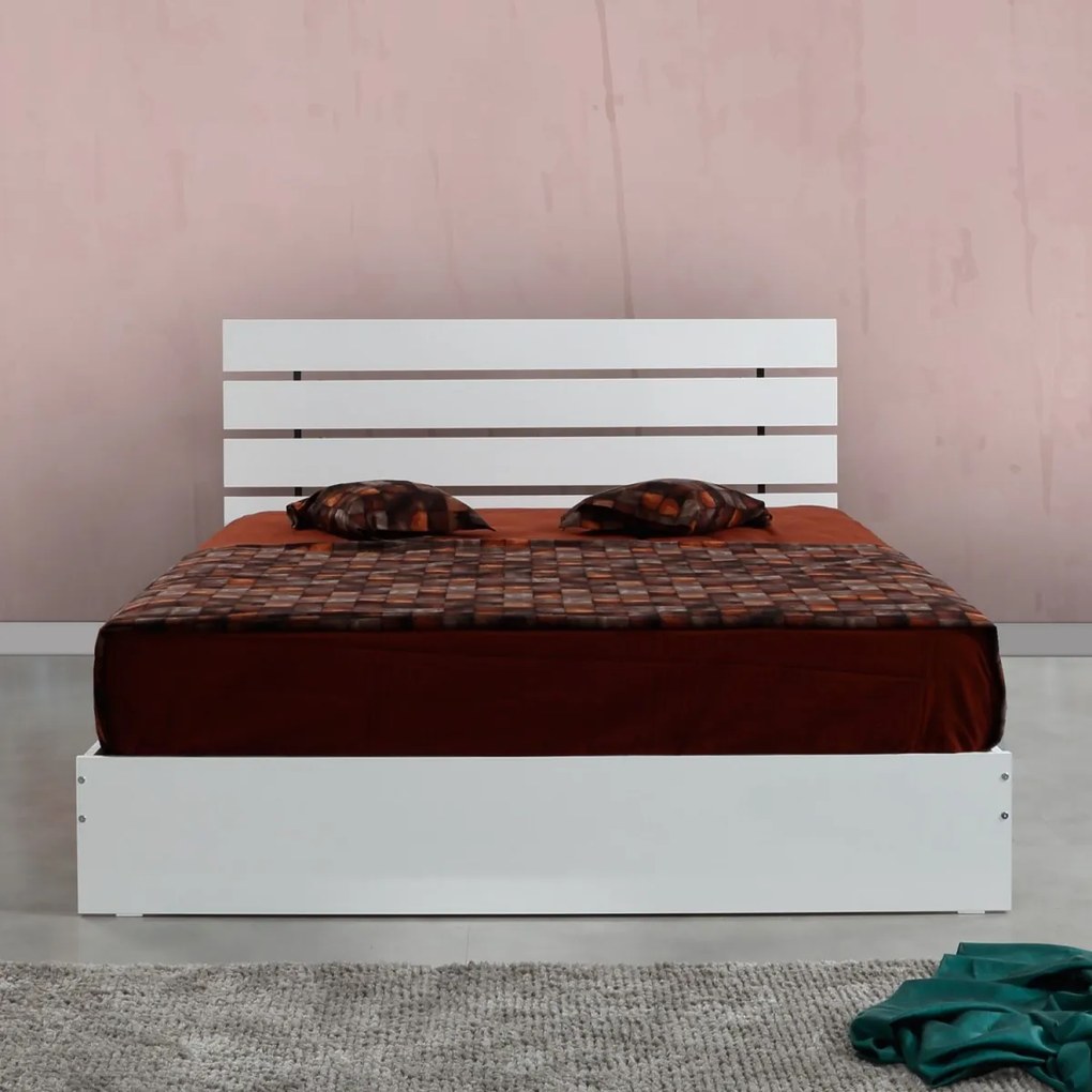 Posteľ Fuga manželská posteľ 150x200 cm biela