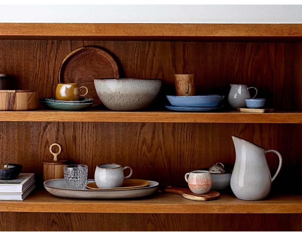 Keramický hrnček v lososovej farbe/krémovobiely 280 ml Paula – Bloomingville