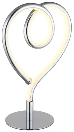 Globo 28054C - LED Stolná lampa AMORE LED/6W/230V lesklý chróm