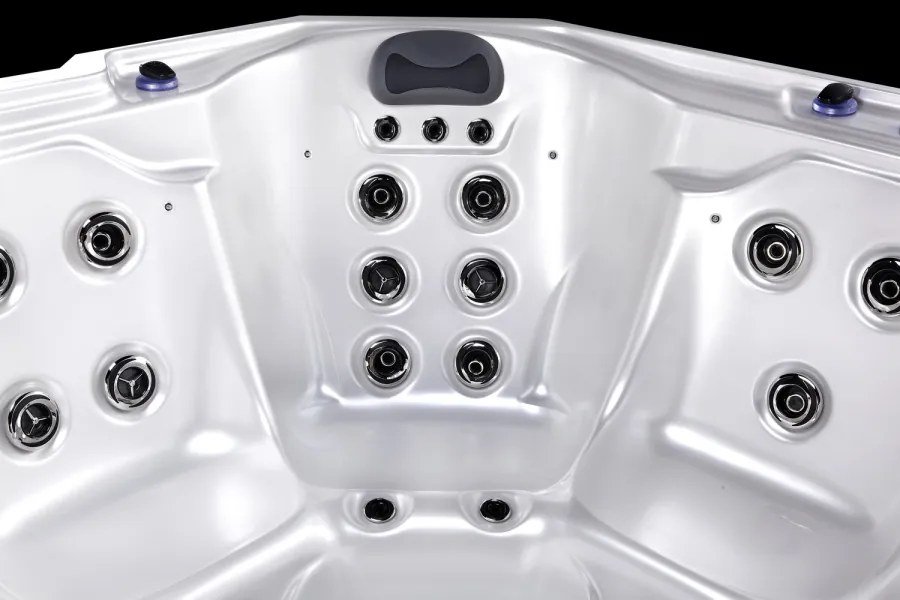 Akrylátová vírivka Perla Plus - vystavený model perleťová so šedou bočnicou