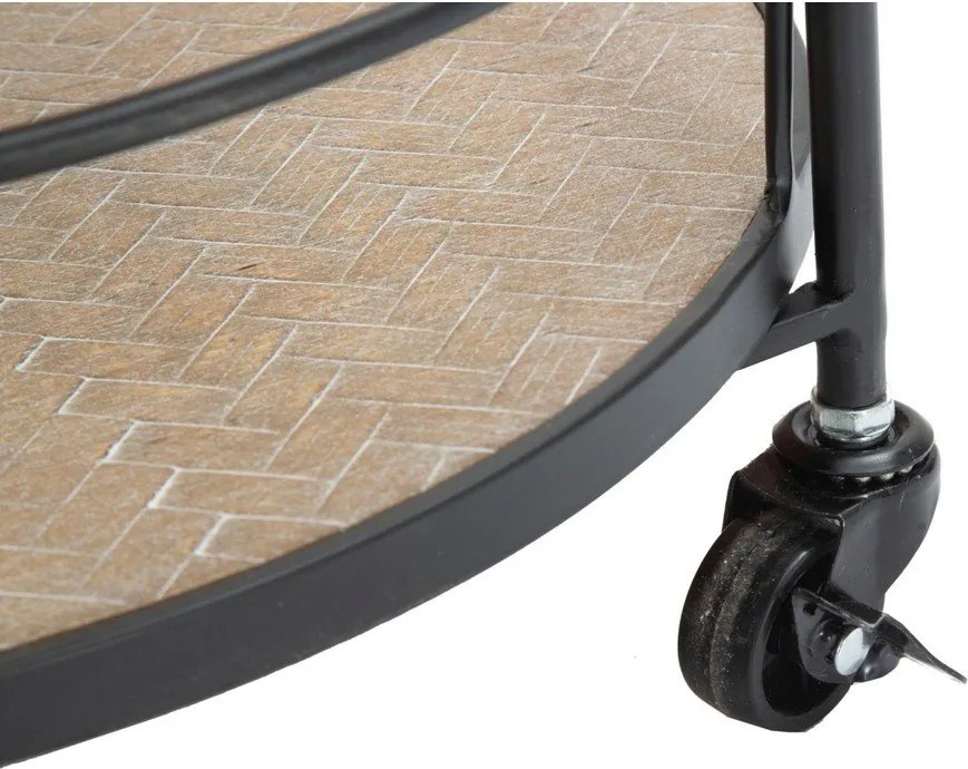 Kovový servírovací stolík na kolieskach 41,5x40 cm Arex – Mauro Ferretti