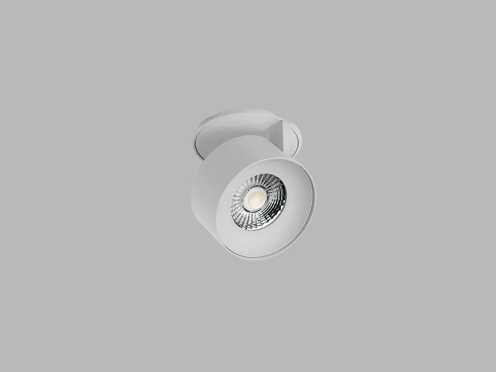 LED2 Stropné bodové LED osvetlenie KLIP, 11W, teplá biela, okrúhle, biele