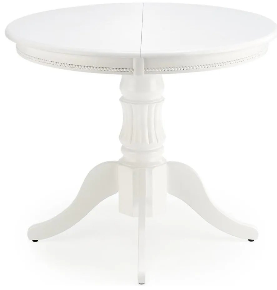 Rozkladací jedálenský stôl WILLIAM biely