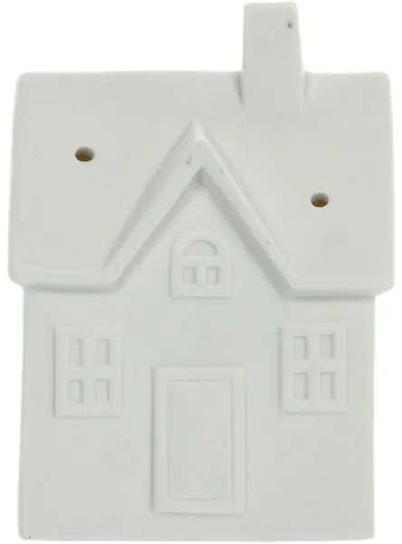 Retlux - LED Porcelánová dekorácia LED/3xLR44/teplá biela domček biela