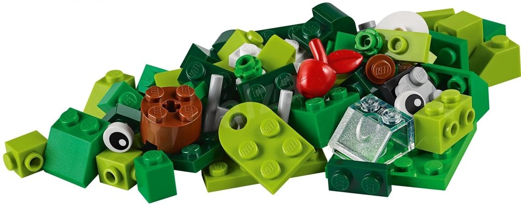 LEGO Classic kreatívne kocky zelené