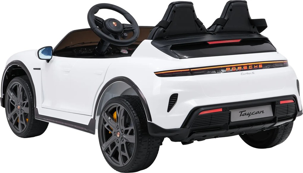 Ramiz Porsche Taycan Turbo S biele autíčko