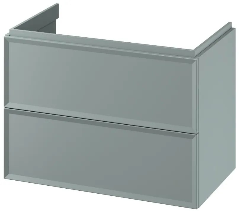 Cersanit S1017-004 - Závesná kúpeľňová skrinka pod umývadlo MILLE 80x45 cm mentolová