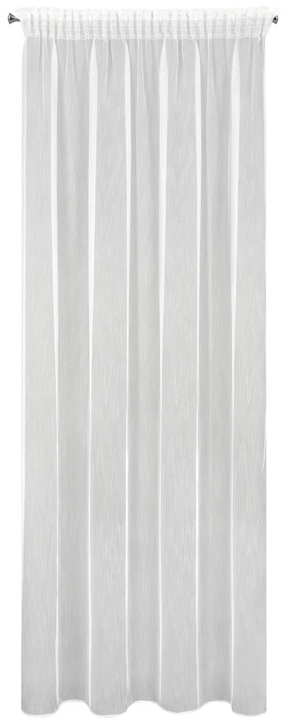 ZÁCLONA NA PÁSKE NICEA 140X270 CM BIELA