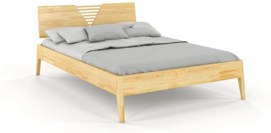 Dvojlôžková posteľ z borovicového dreva Skandica Visby Wolomin, 180 x 200 cm