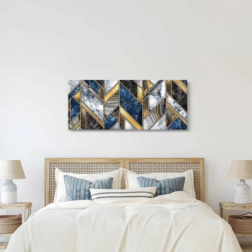 Obraz umelecké abstrakcie (120x50 cm)