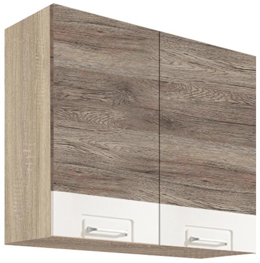 Skrinka do kuchyne Econo 43G Sonoma/Biely/San Remo