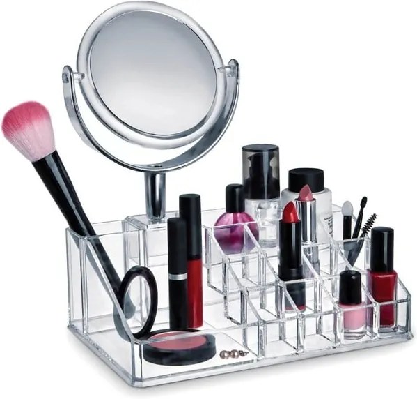 Organizér na kozmetiku so zrkadielkom Domopak Make Up