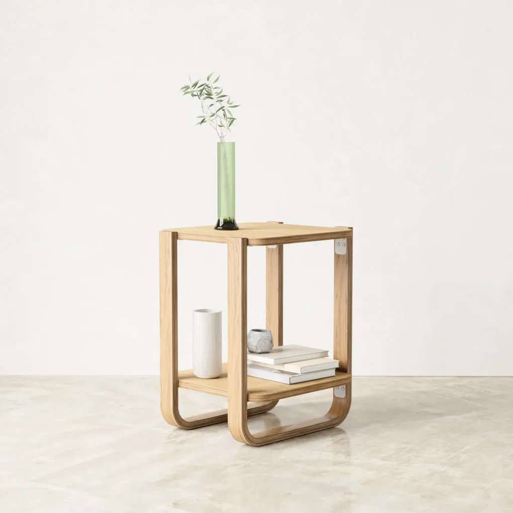 Odkladací stolík BELLWOOD V.53 cm prírodný