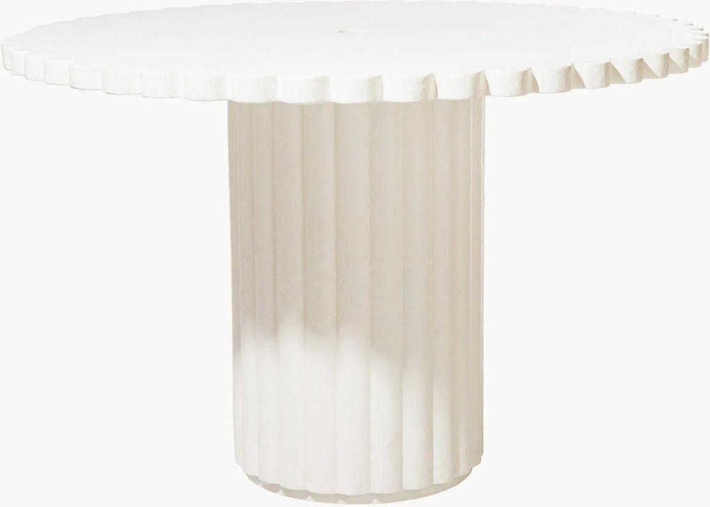 Okrúhly exteriérový jedálenský stôl Daisy, Ø 117 cm