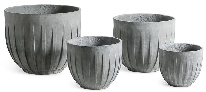 Obal na kvetináč 101699 starožitná sivá 45x38h