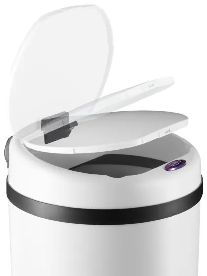 Odpadkový koš automatický senzor 40 litrov biela DC kábel zdarma