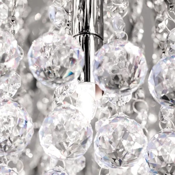 Orion DLU 2378/6/50-Krištáľové str. svietidlo GLORIA 6xG9/40W/230V pr.50 cm chróm