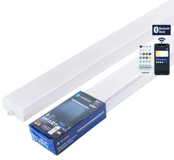 Aigostar - LED Stmievateľné žiarivkové svietidlo MESH LED/30W/230V 3000-6500K + diaľkové ovládanie