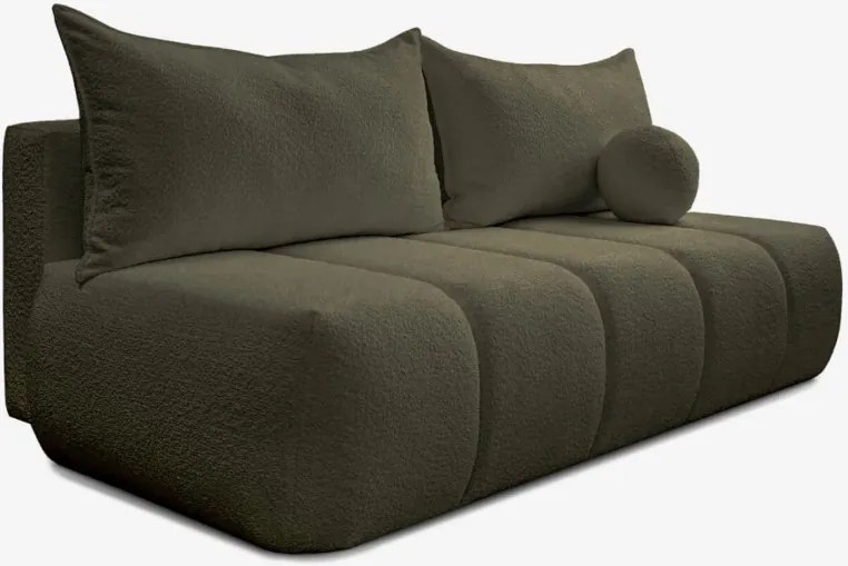 Rozkladacia pohovka SARIA Olive Boucle