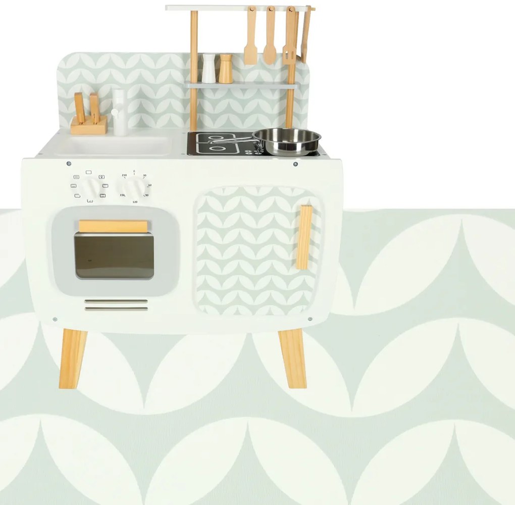 KIK Drevená retro kuchynka MDF LULILO