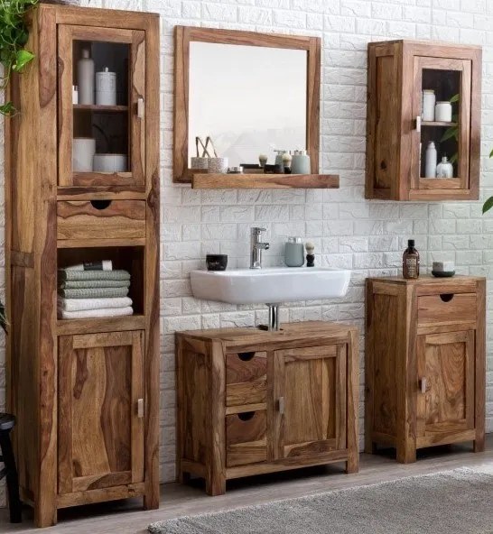 furniture-nabytek.cz - Kúpeľňový set z indického masívu palisander