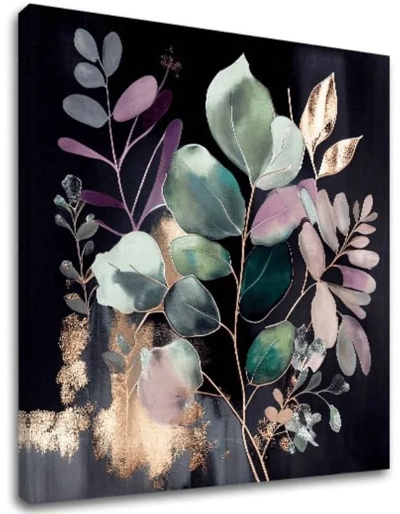 Moderné obrazy na plátne - Jungle's Emerald Symphony 80x80 cm