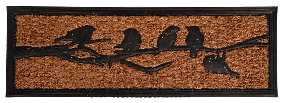 Rohožka s kokosovým vláknom a gumou Esschert Design, 75 x 25 cm