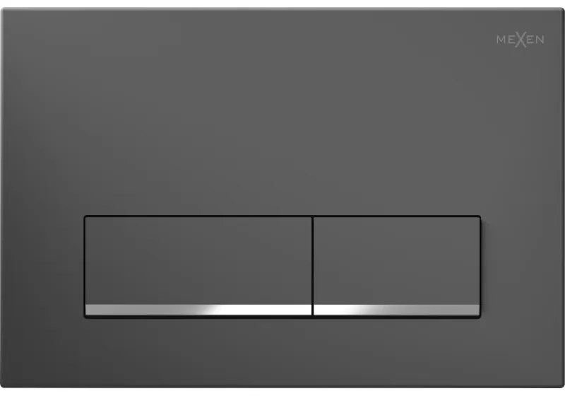 Mexen Fenix 12, splachovacie tlačidlo pre Mexen modul, grafitová-chrómová, 601266
