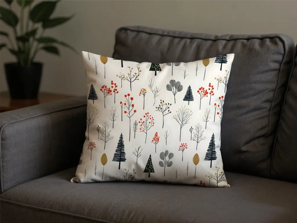 Obliečka na vankúš z mikrovlákna NORDIC NATURE 45x45 cm, farebný