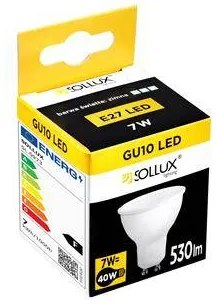 LED žiarovka gu10 4000k 7w 530lm