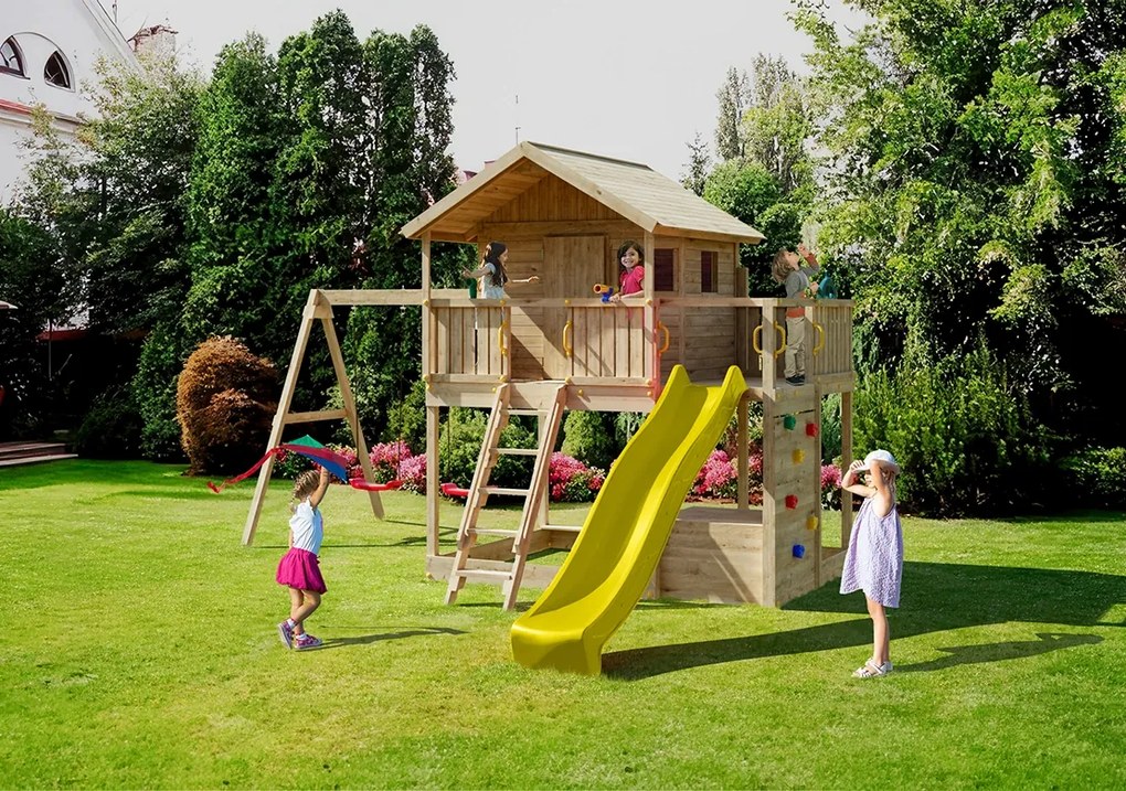 Marimex | Detské ihrisko Marimex Play Basic 015 + žltá šmykľavka | 11640671